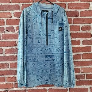 Huf peanuts denim Hoodie